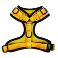 Load image into Gallery viewer, Urokomon Harness | No-Pull Dog Harness | Japanese Anime Pet Harness | Orange & Yellow Triangle Pattern