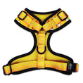 Load image into Gallery viewer, Urokomon Harness | No-Pull Dog Harness | Japanese Anime Pet Harness | Orange & Yellow Triangle Pattern