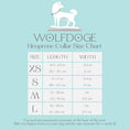 Load image into Gallery viewer, Wolfdoge Neoprene Collar Size Chart