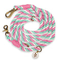 Load image into Gallery viewer, Wolfdoge 7.5 Ft Hands-Fee Rope Leash | 100% Cotton Braided Rope Dog Lead | Cotton Candy Twist