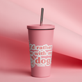 Load image into Gallery viewer, I'd Rather Be With My Dog Tumbler (Pink)