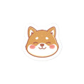 Load image into Gallery viewer, Smiley Shiba Sticker | Shiba Inu Smile Vinyl Decal Sticker | 3"x3"