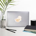 Load image into Gallery viewer, Cinnamon Bun Sticker | Shiba Inu Tail Vinyl Decal Sticker | 4"x4"