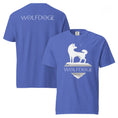 Load image into Gallery viewer, Wolfdoge Shiba Inu Logo Tee - Flo Blue