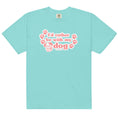 Load image into Gallery viewer, I'd Rather Be With My Dog Tee - Lagoon Blue