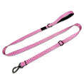Load image into Gallery viewer, Asanoha Pink Adjustable Dog Leash
