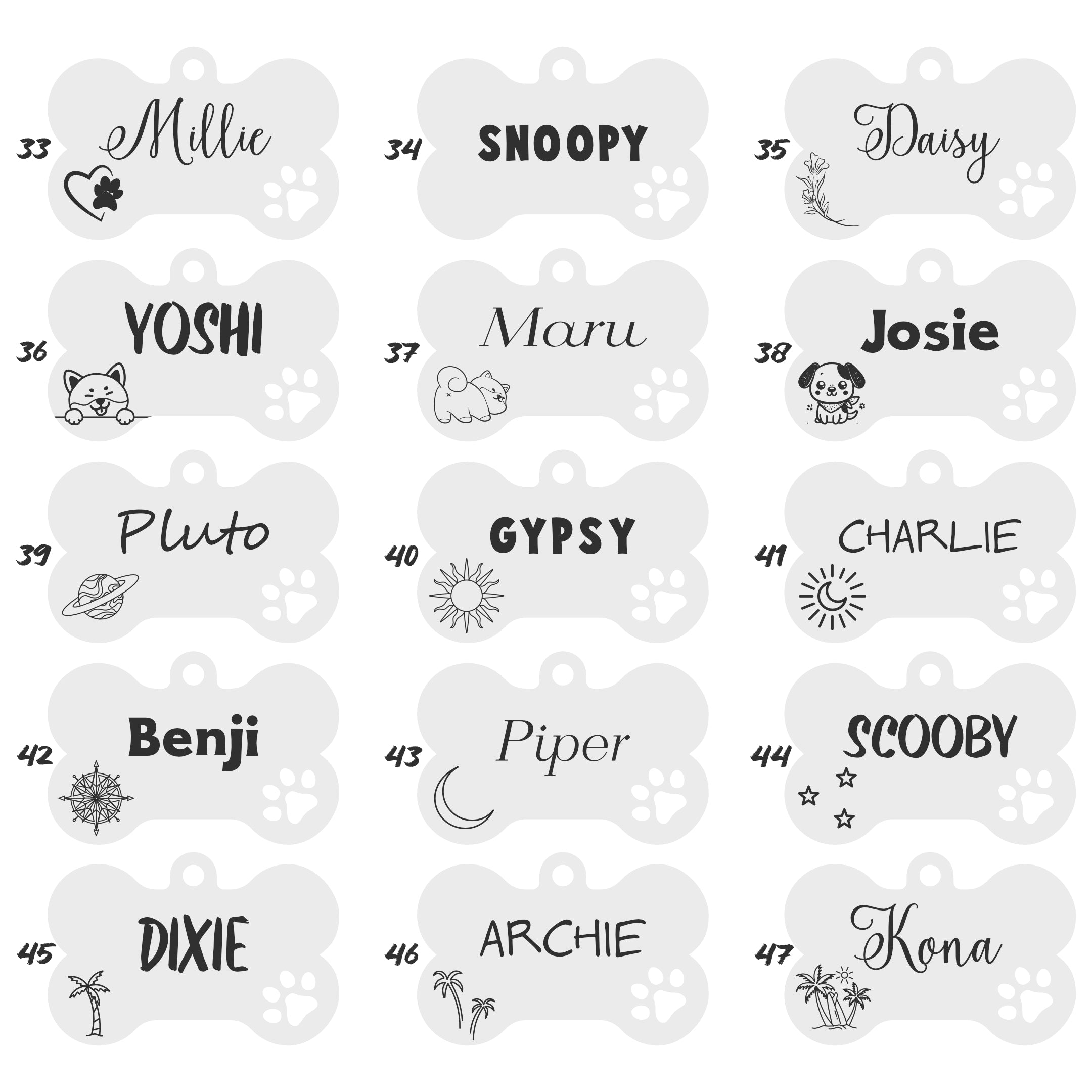 Wolfdoge Dog Tag Pet ID Tags