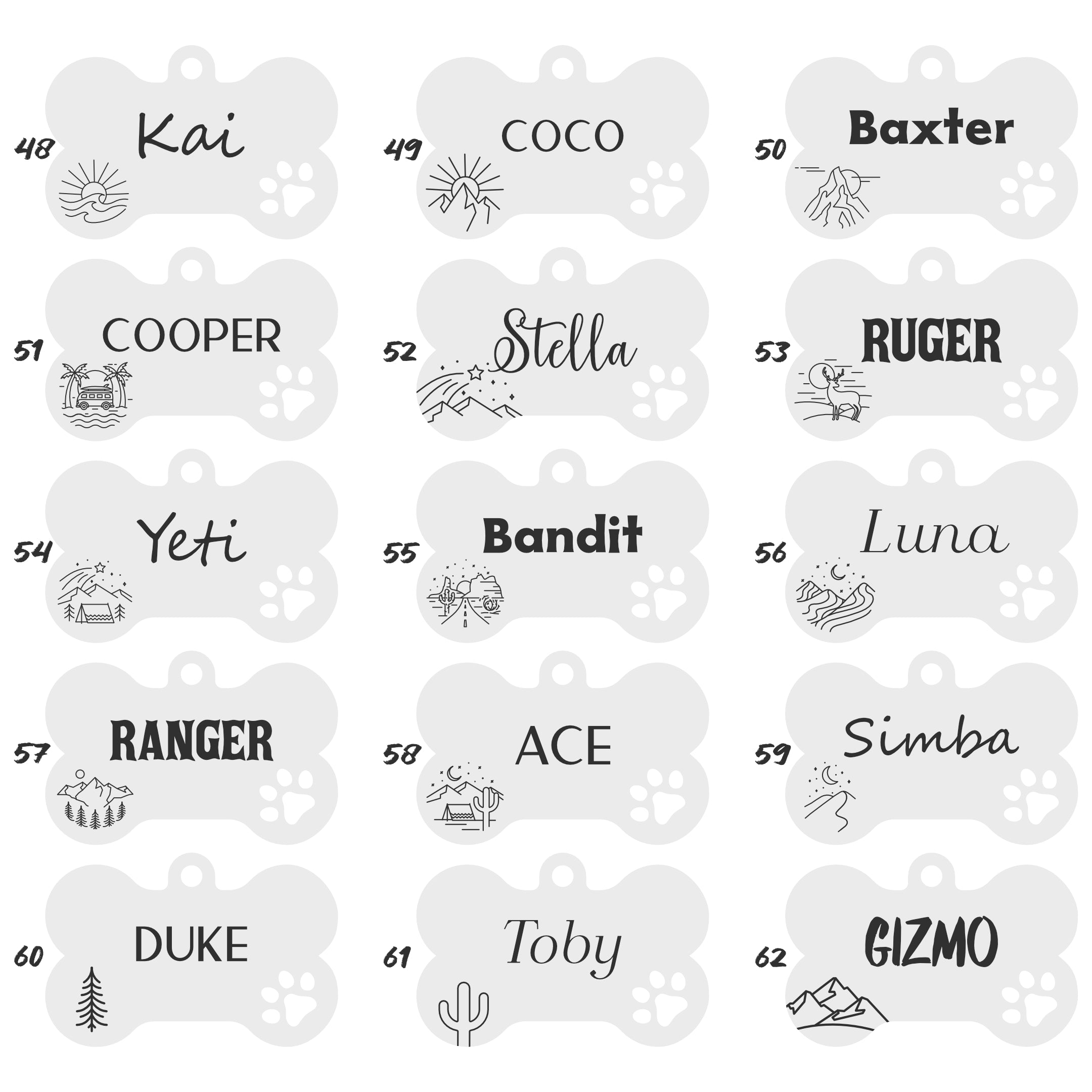 Wolfdoge Dog Tag Pet ID Tags