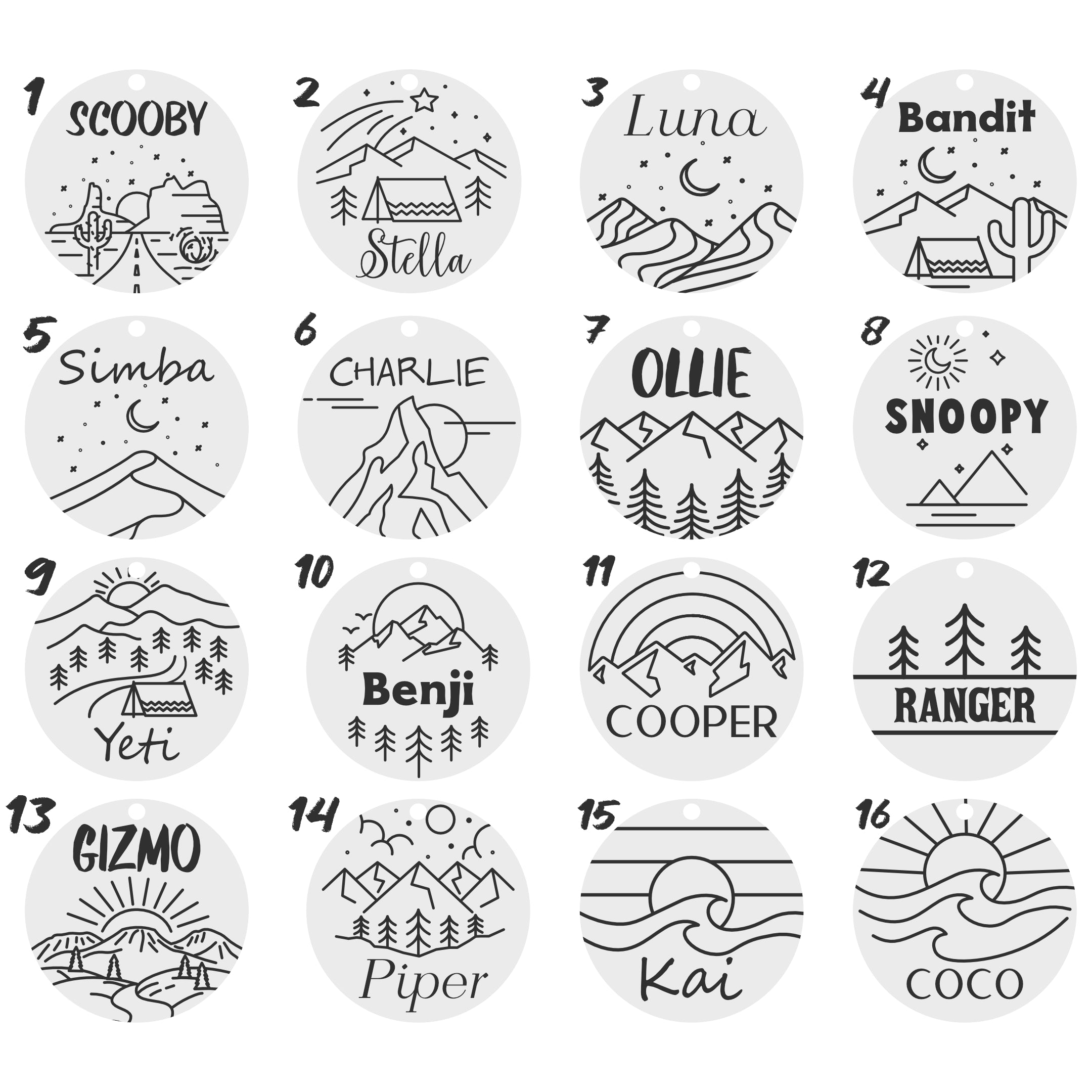 Wolfdoge Dog Tag Pet ID Tags