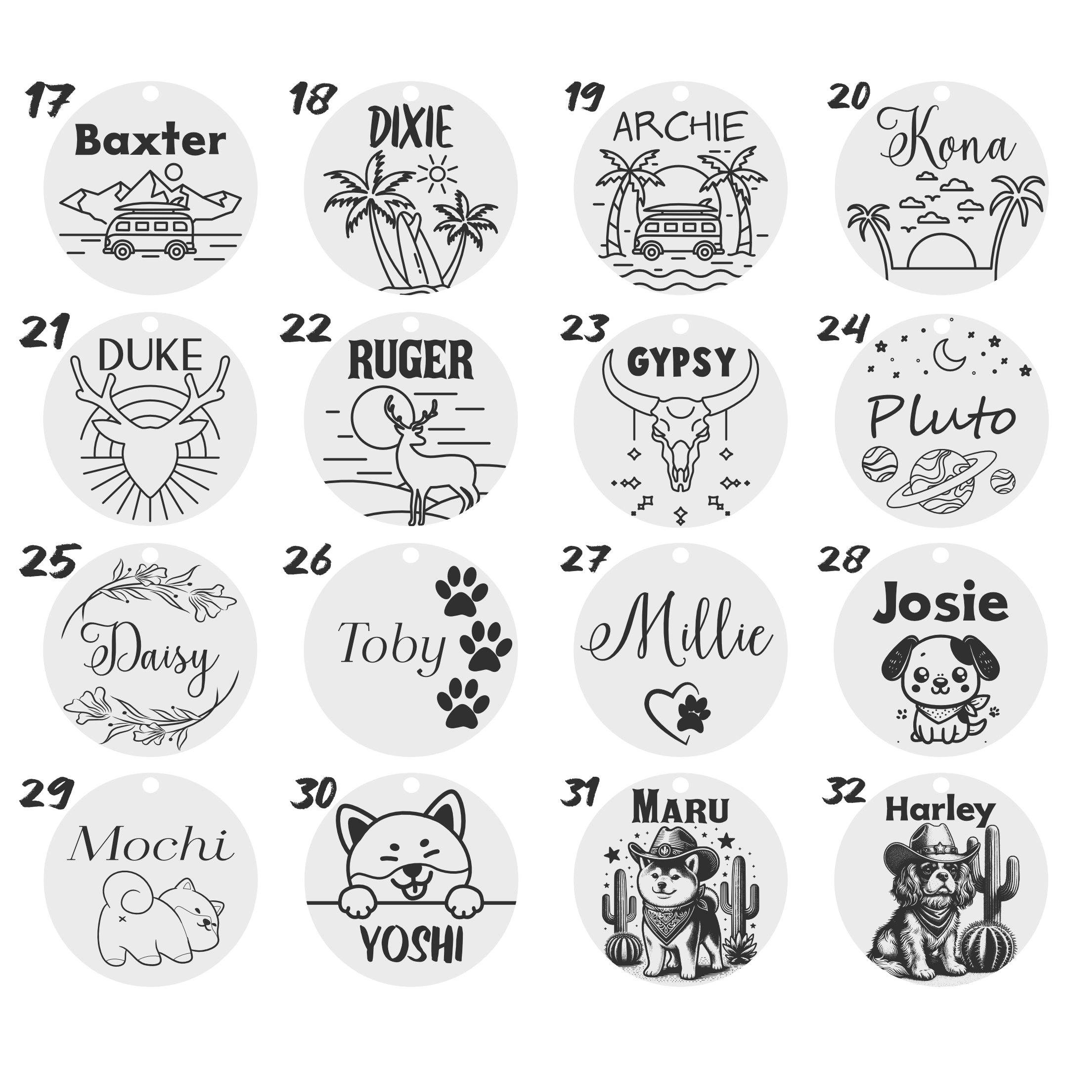 Wolfdoge Dog Tag Pet ID Tags