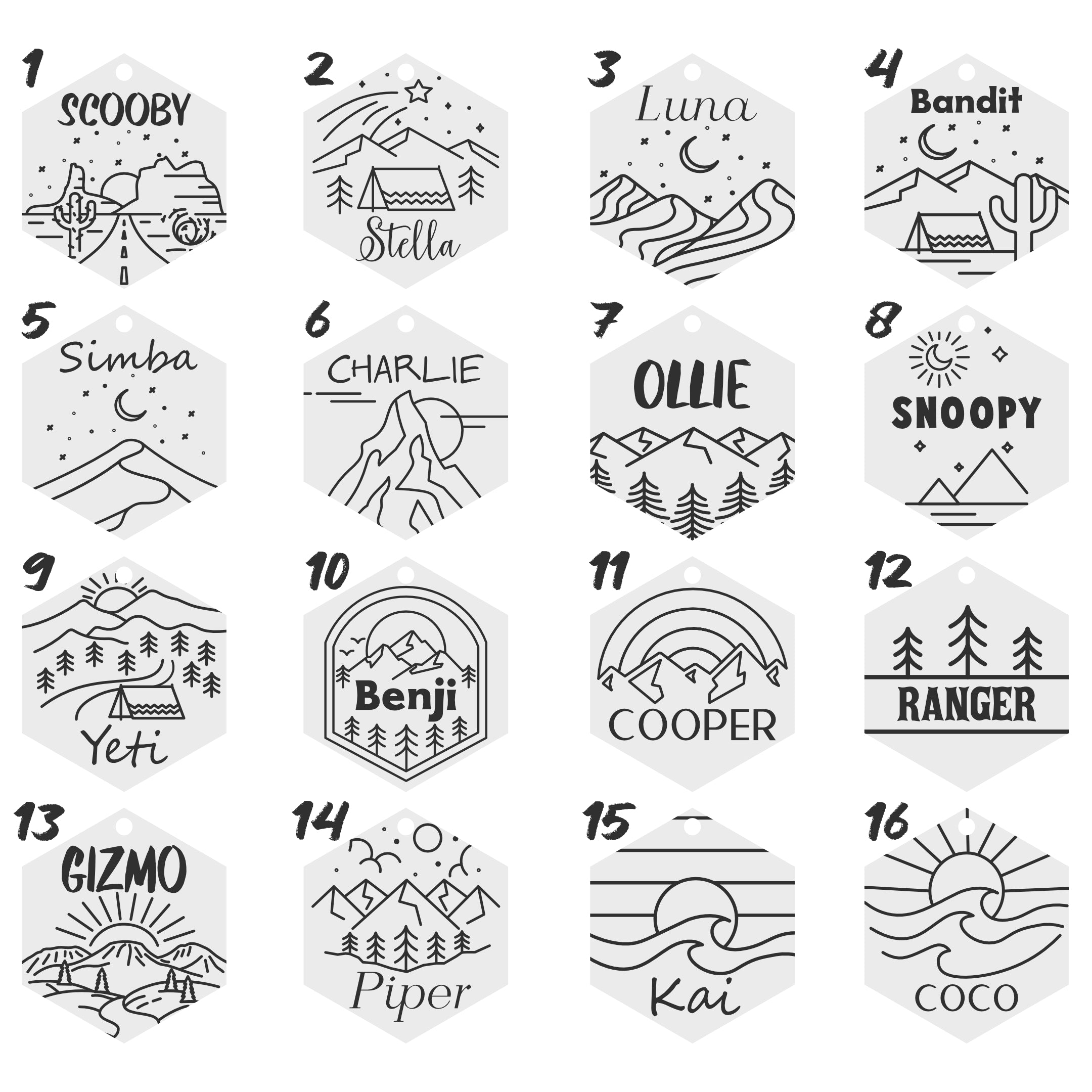 Wolfdoge Dog Tag Pet ID Tags