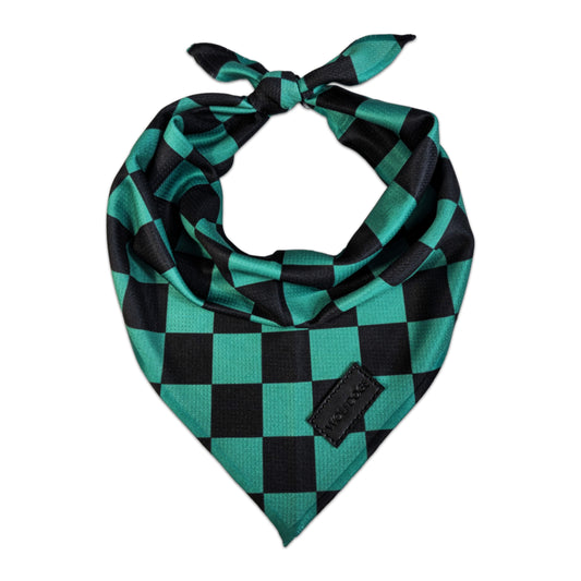 Ichimatsu Checker Cooling Dog Bandana