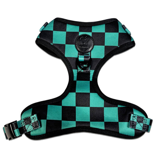 Ichimatsu Checker No-Pull Dog Harness (Front)