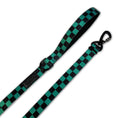 Load image into Gallery viewer, Ichimatsu Checker Adjustable Padded Dog Leash
