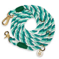 Load image into Gallery viewer, Wolfdoge 7.5 Ft Hands-Fee Rope Leash | 100% Cotton Braided Rope Dog Lead | Seafoam Twist
