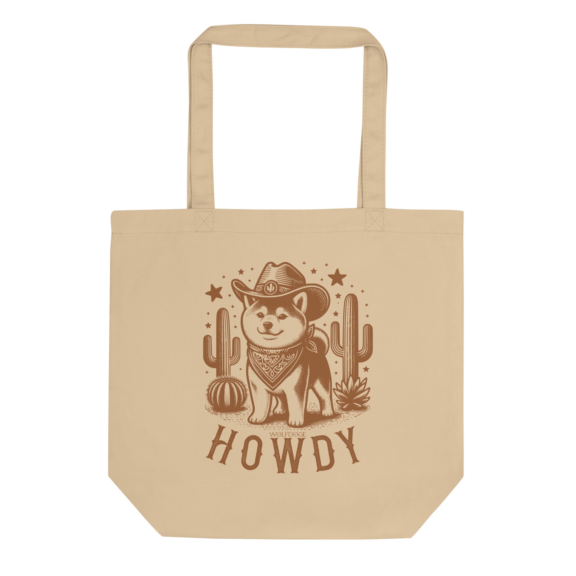 Howdy Pawtner Tote Bag Front