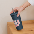Load image into Gallery viewer, I'd Rather Be With My Dog Tumbler (Navy)
