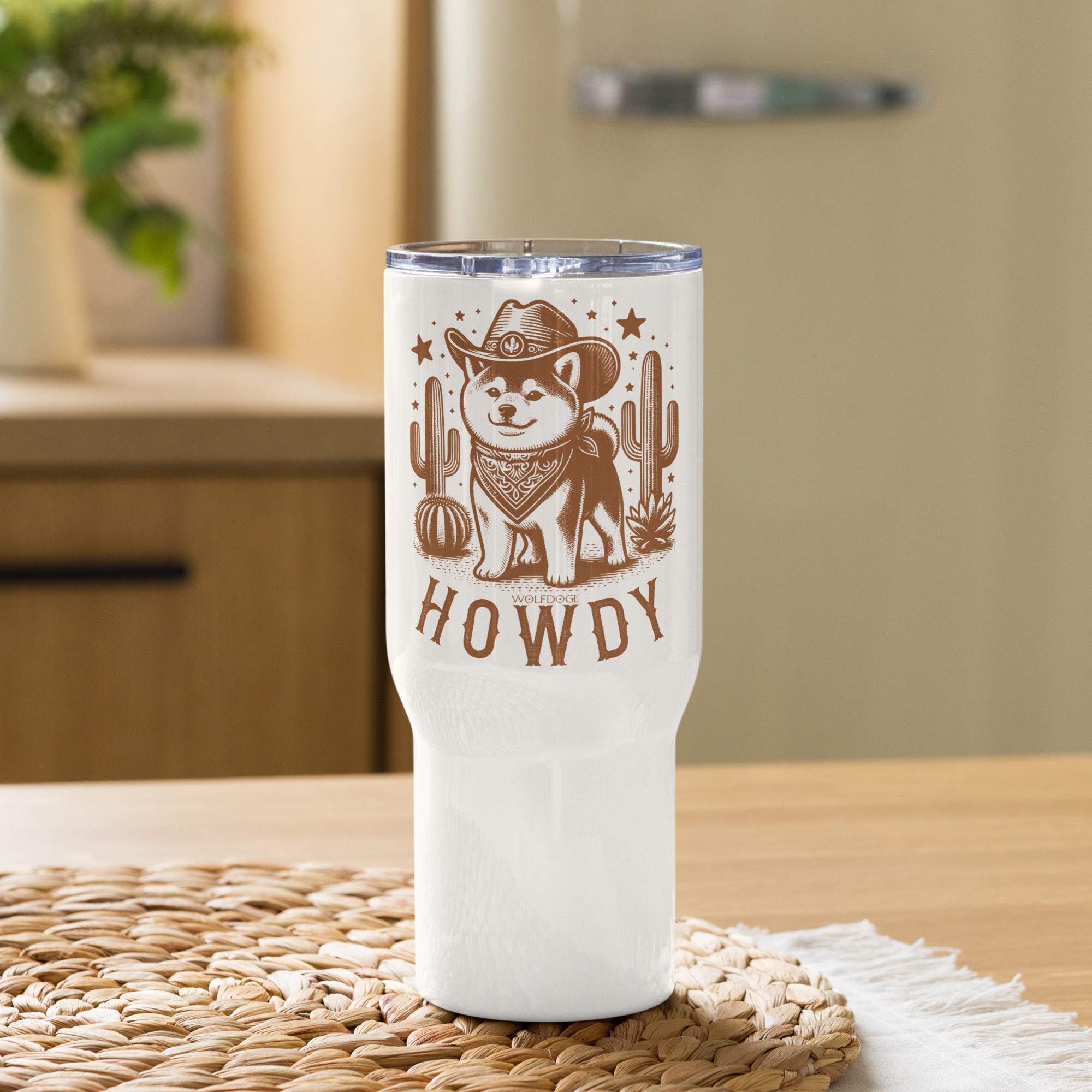 25 oz Howdy Pawtner Travel Mug