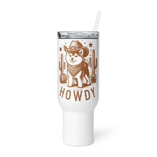 40 oz Howdy Pawtner Travel Mug