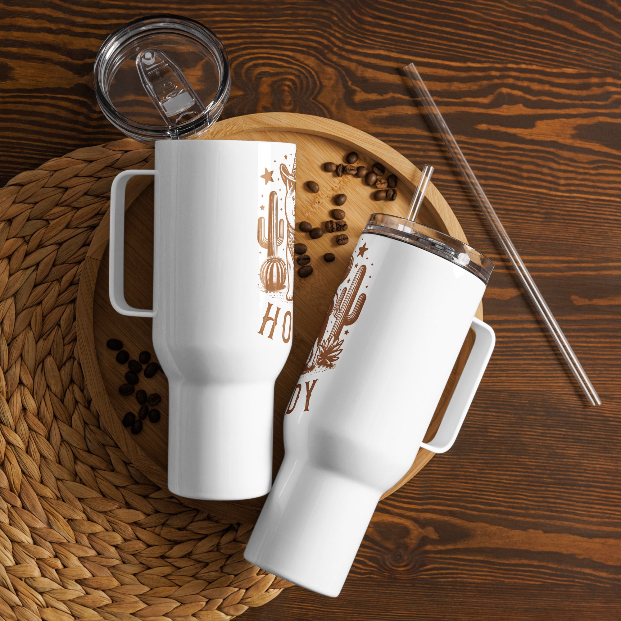 40 oz Howdy Pawtner Travel Mug