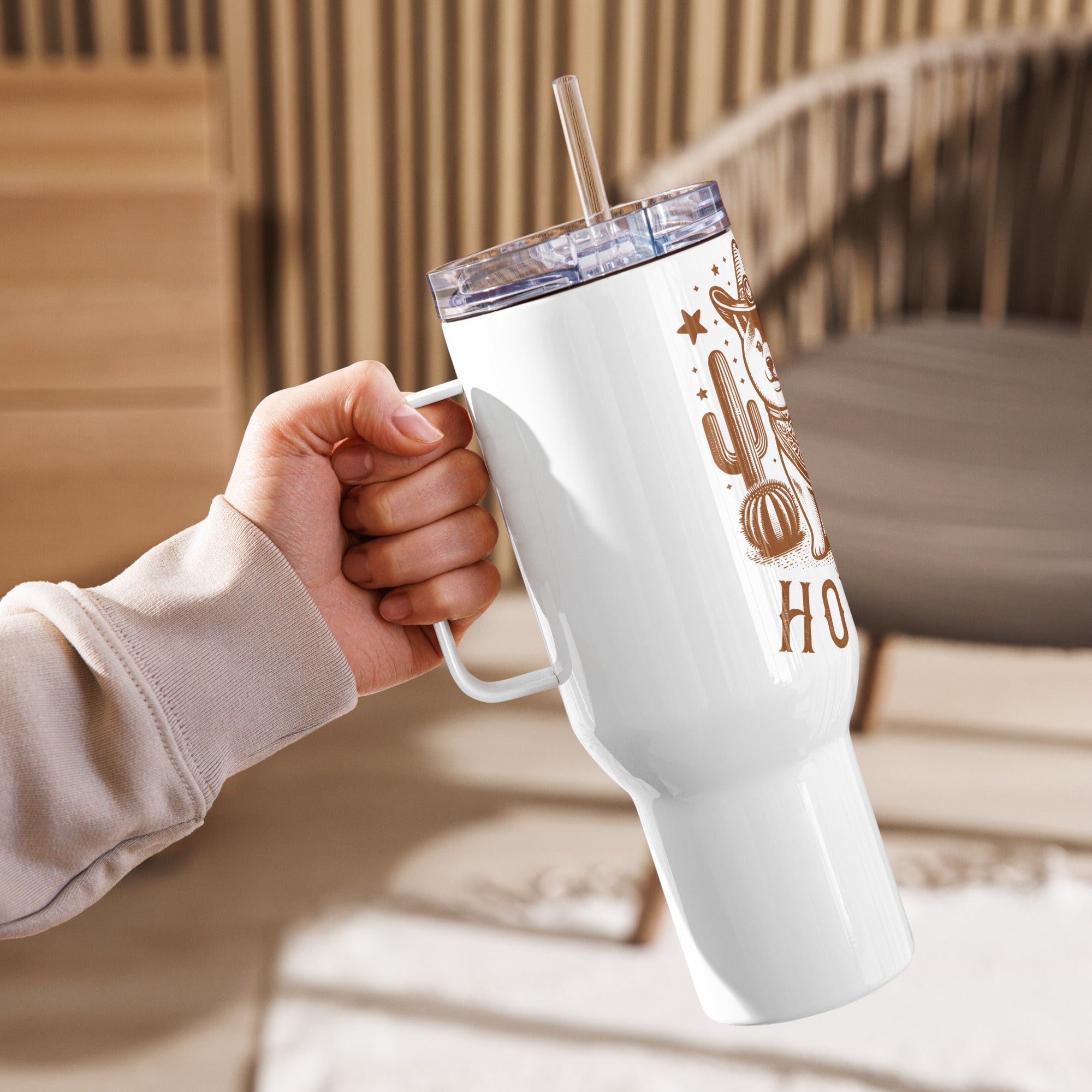 40 oz Howdy Pawtner Travel Mug