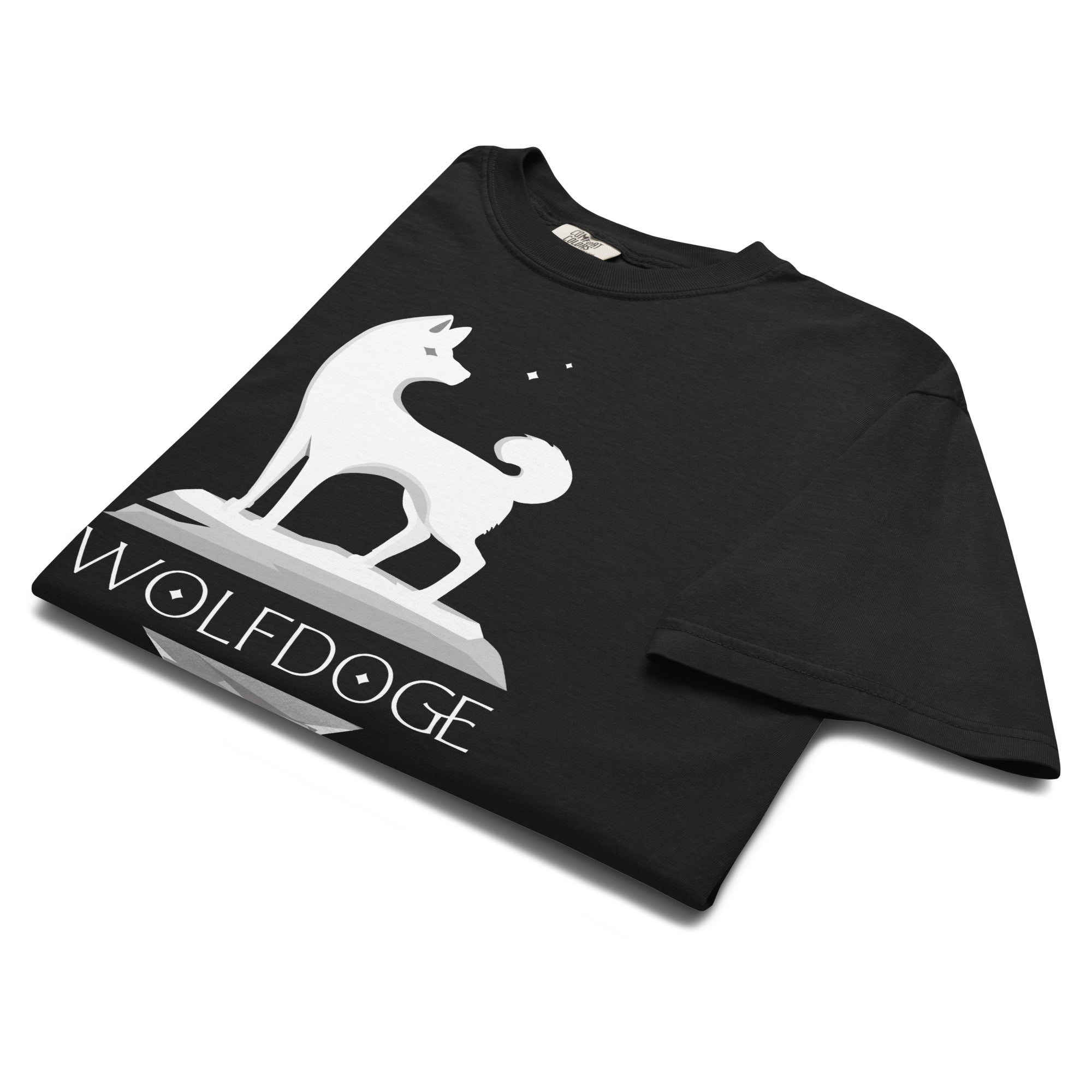 Wolfdoge Shiba Inu Logo Tee - Black