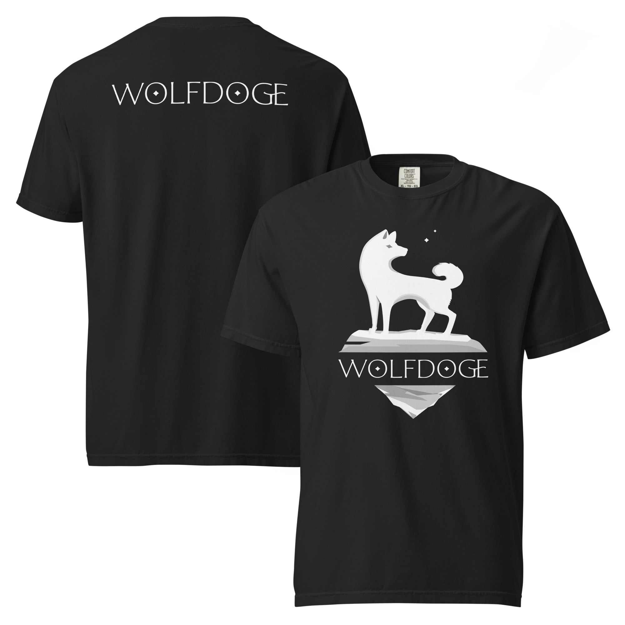Wolfdoge Shiba Inu Logo Tee - Black