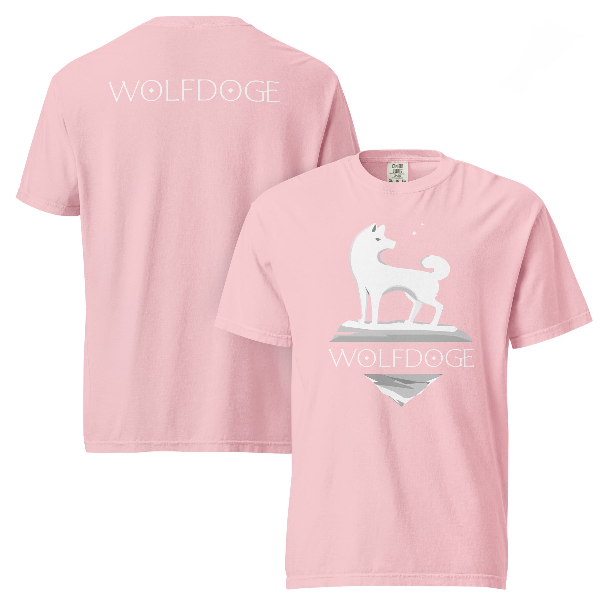 Wolfdoge Shiba Inu Logo Tee - Blossom