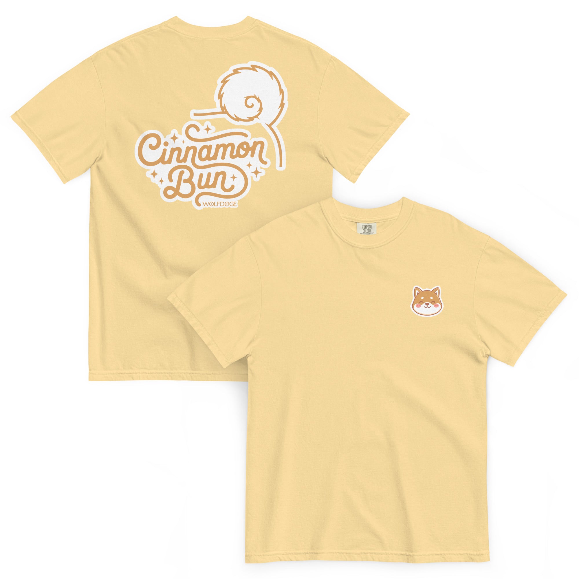 Cinnamon Bun Tee | Shiba Inu T-Shirt | Butter