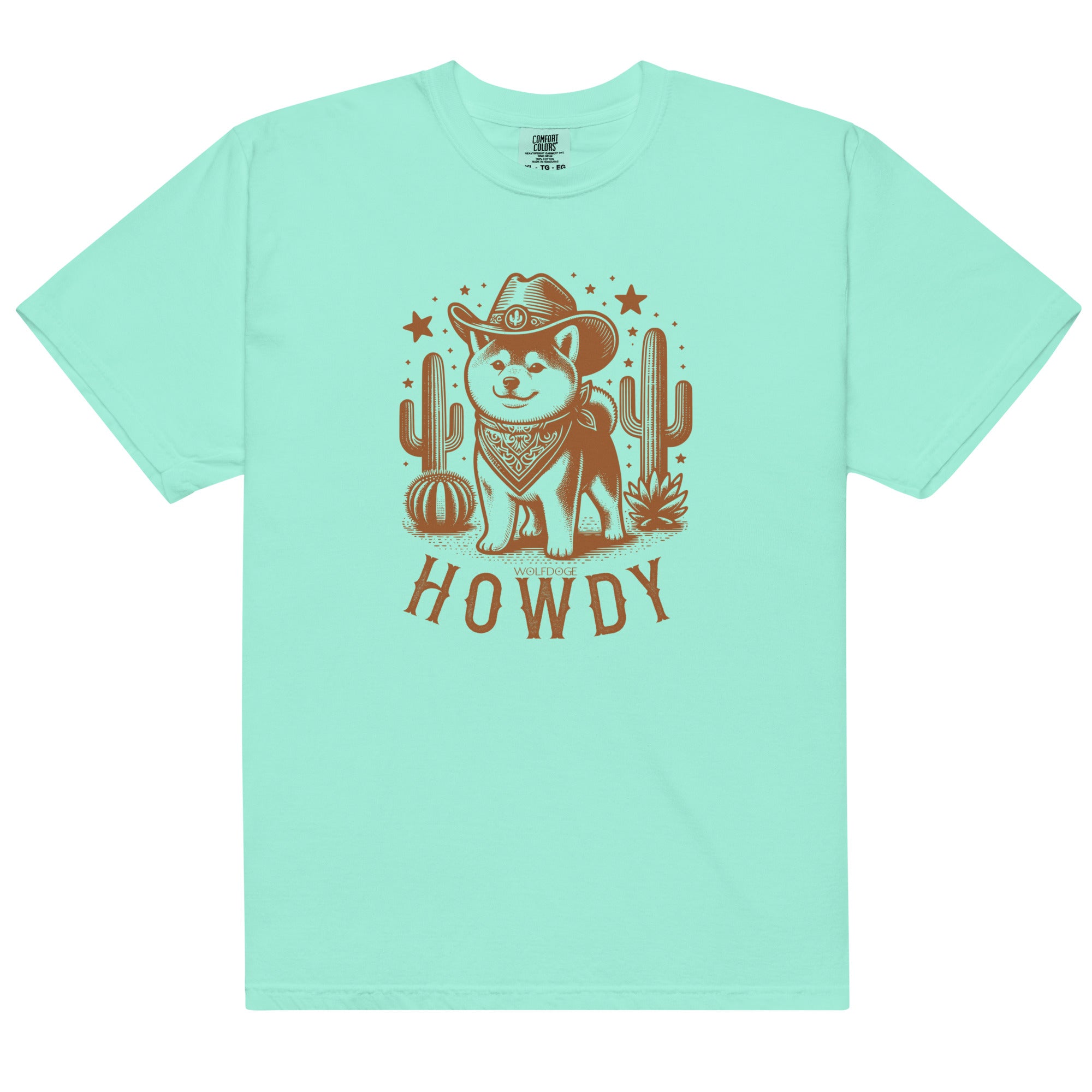 Howdy Pawtner Tee - Chalky Mint