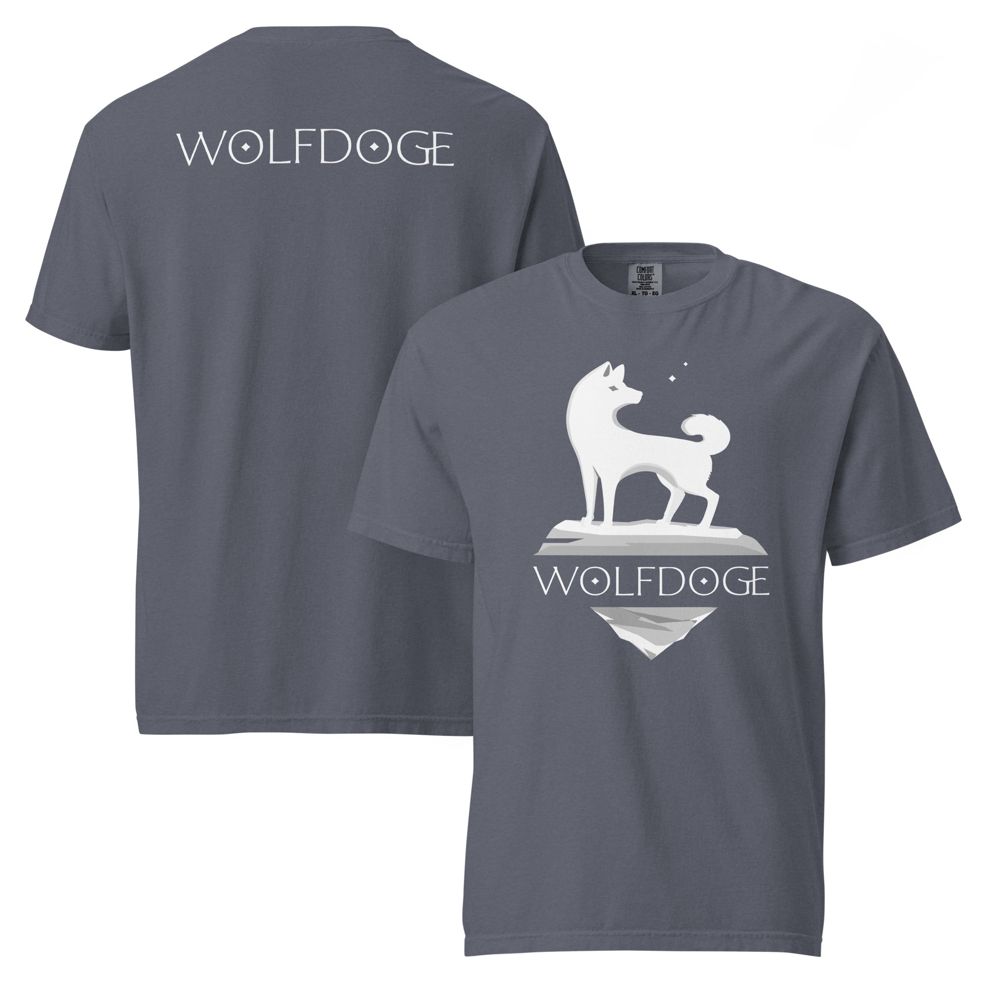 Wolfdoge Shiba Inu Logo Tee - Denim