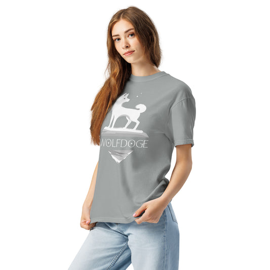 Wolfdoge Shiba Inu Logo Tee - Granite