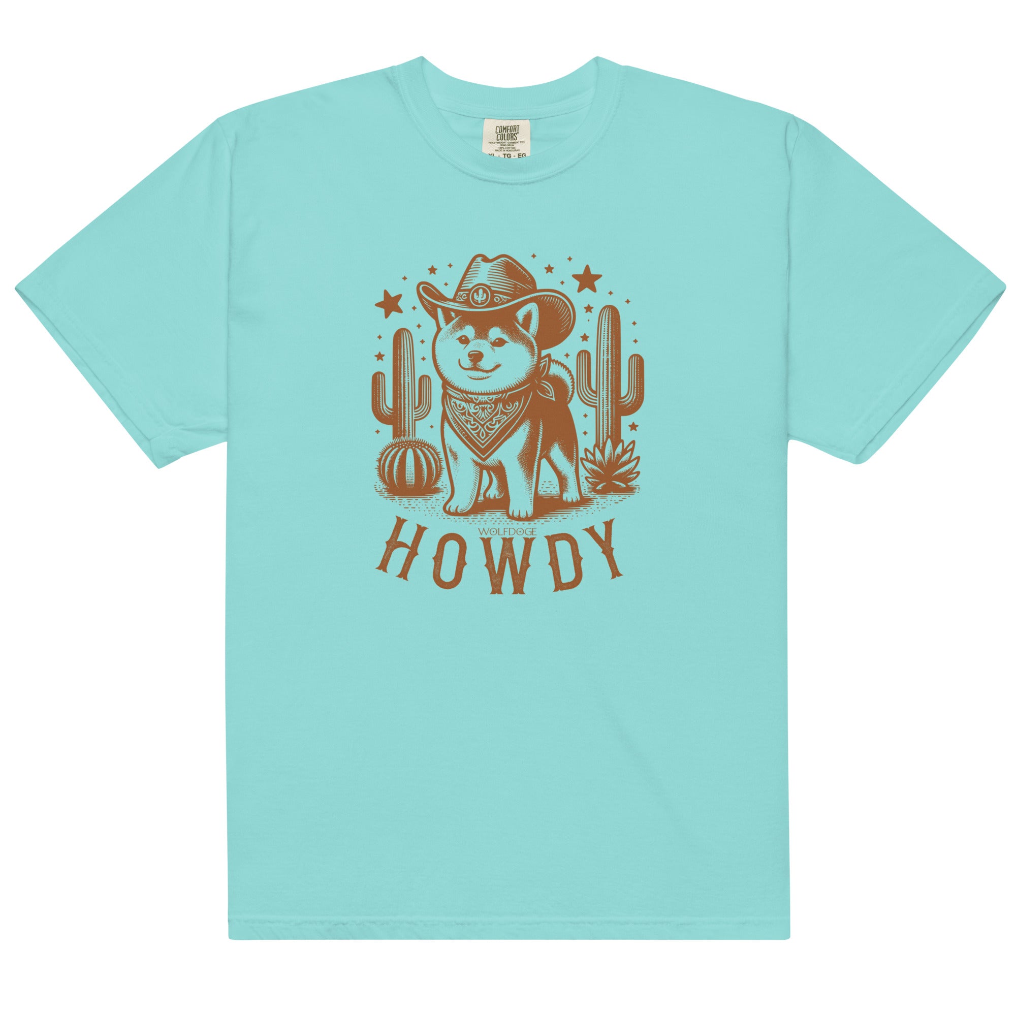 Howdy Pawtner Tee - Lagoon Blue