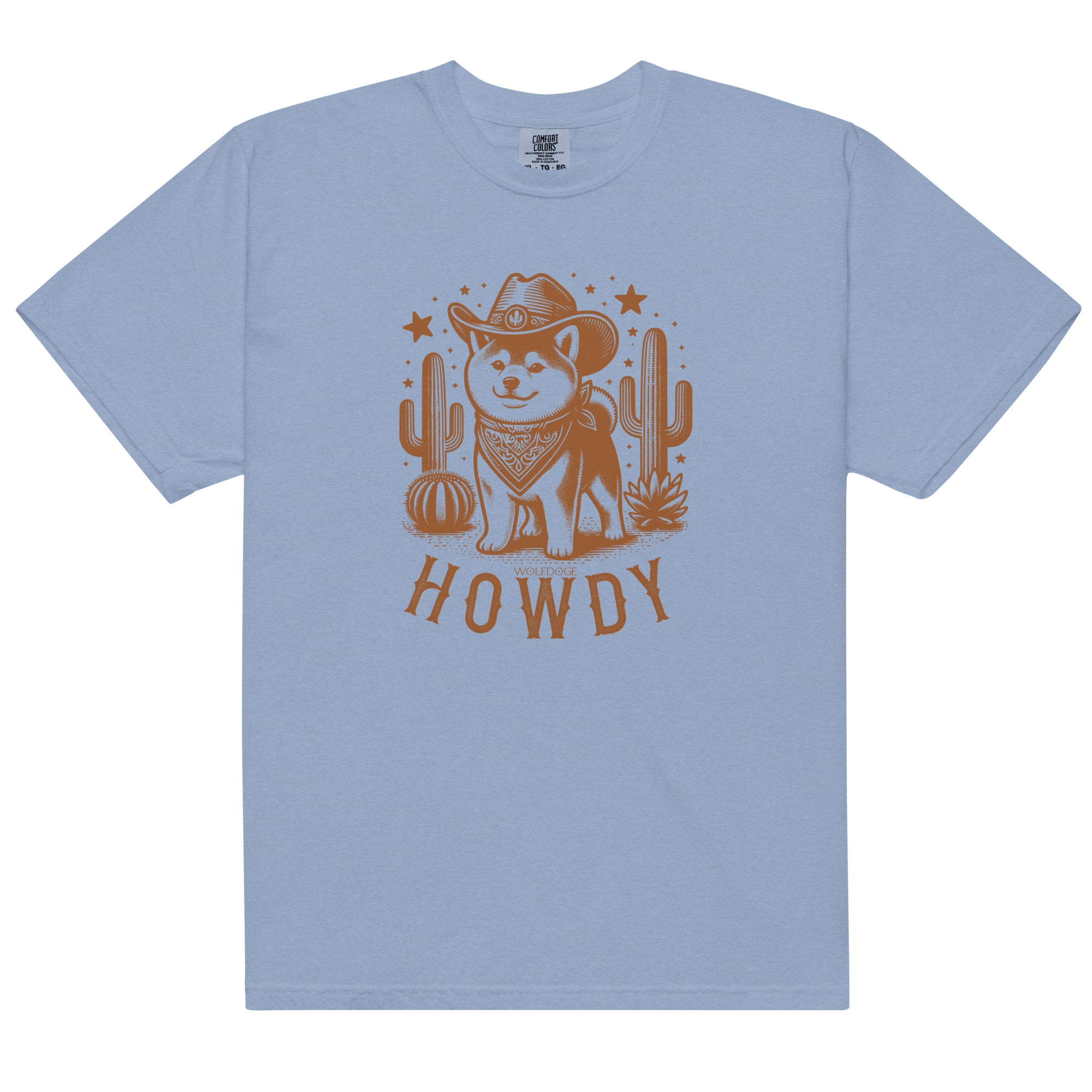 Howdy Pawtner Tee - Washed Denim