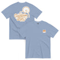 Load image into Gallery viewer, Cinnamon Bun Tee | Shiba Inu T-Shirt | Washed Denim
