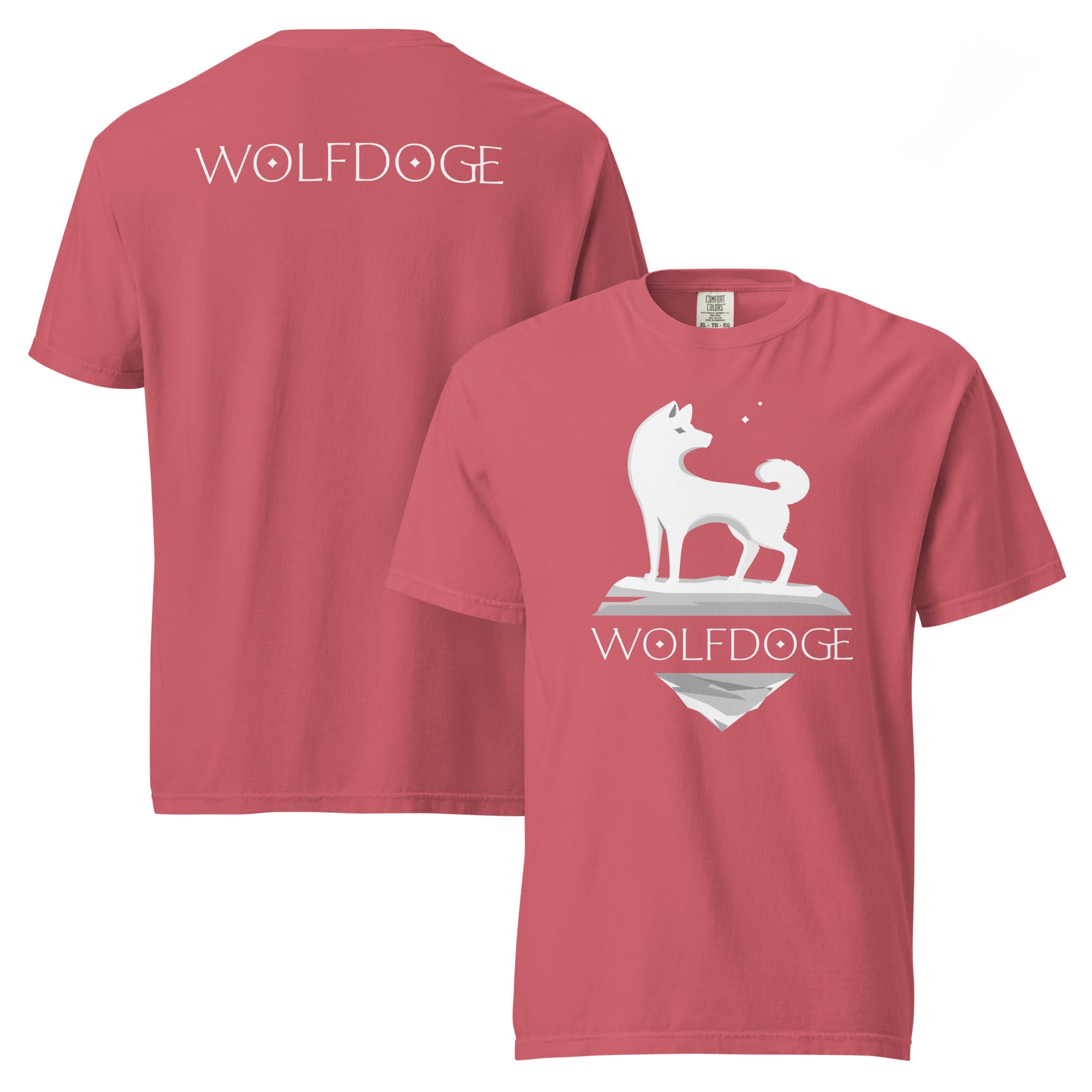 Wolfdoge Shiba Inu Logo Tee - Watermelon