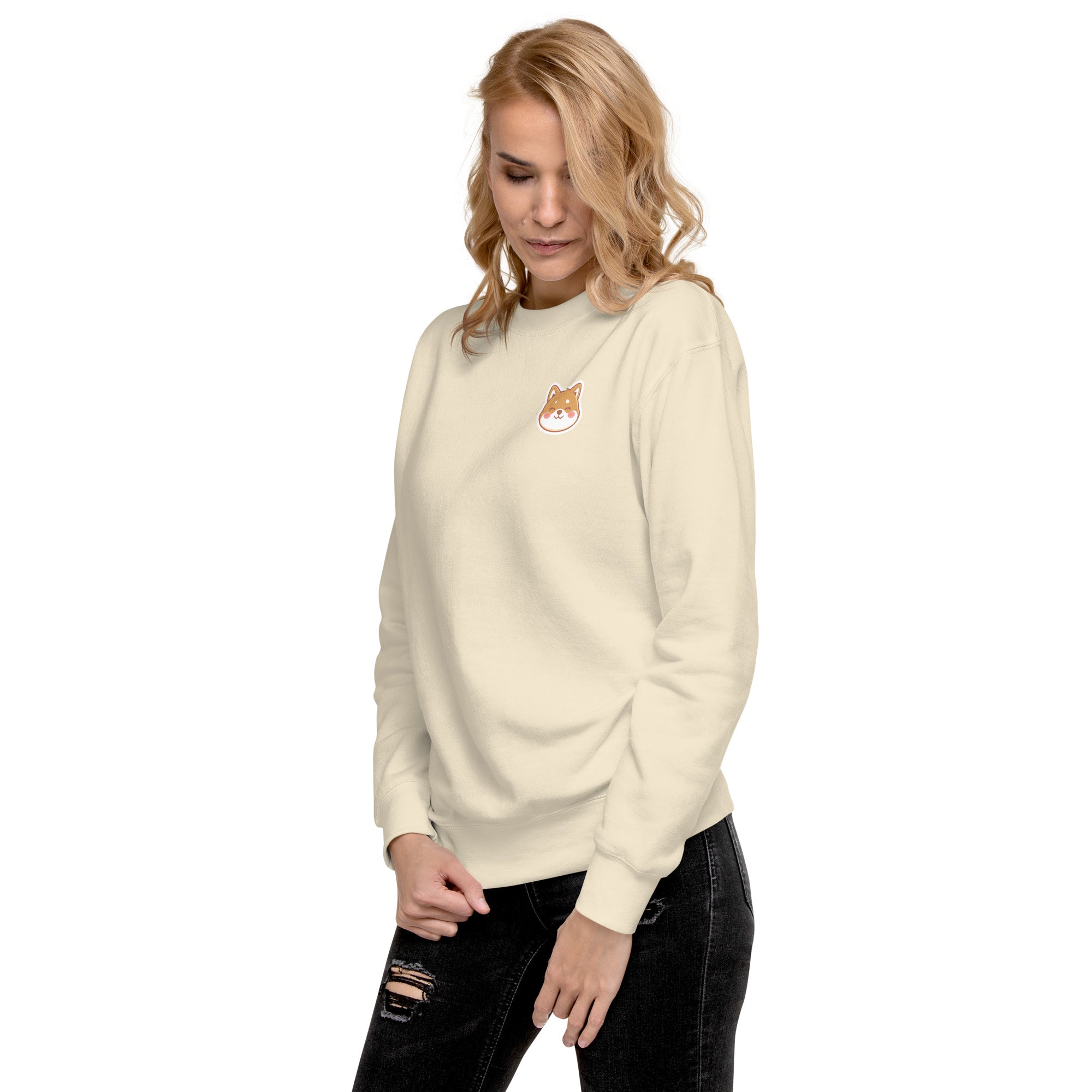 Cinnamon Bun Sweatshirt | Shiba Inu Sweatshirt | Bone
