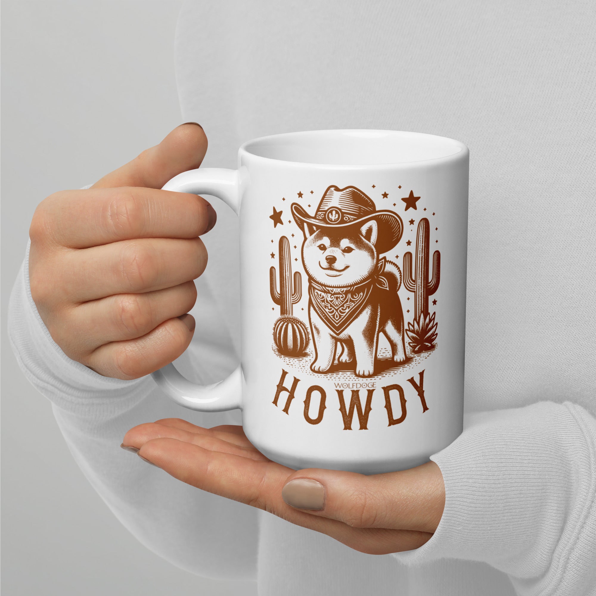 Howdy Pawtner Mug 15 oz