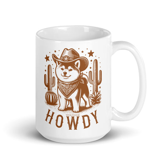 Howdy Pawtner Mug 15 oz