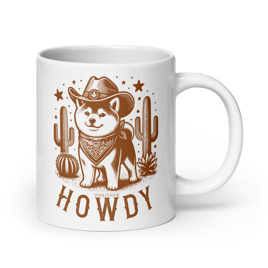 Howdy Pawtner Mug 20 oz