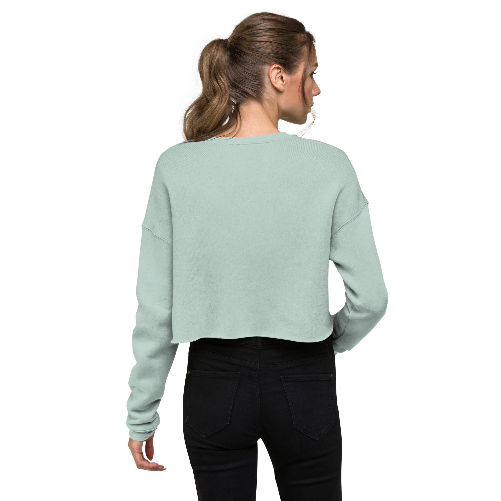 I'd Rather Be With My Dog Crop Sweatshirt