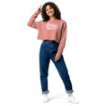 Load image into Gallery viewer, I'd Rather Be With My Dog Crop Sweatshirt
