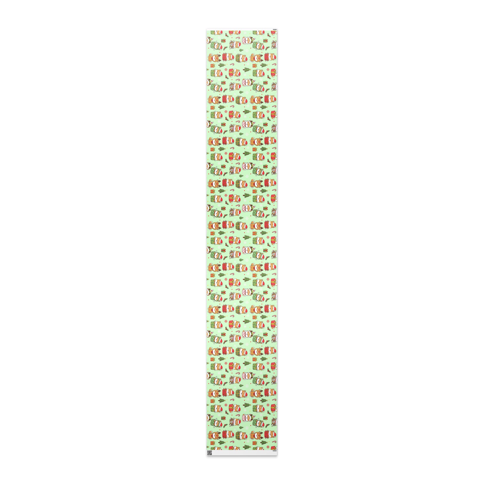 Shiba Inu Christmas Wrapping Paper | Cute Holiday Dog Gift Wrap Roll | 30x180